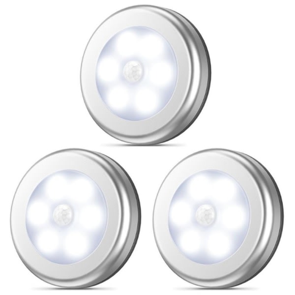 LED-garderobsbelysning RörelsesensorLightLights med kontroll, dimbar underskåp Motbelysningsmagnet Stick-on för sovrumskök (3-pack)
