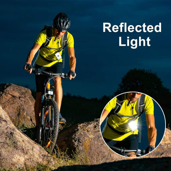 2 stycken reflekterande speglar 2 x 3 tum Sänd fjärrstyrd PFD-speglar utomhusöverlevnadssignal