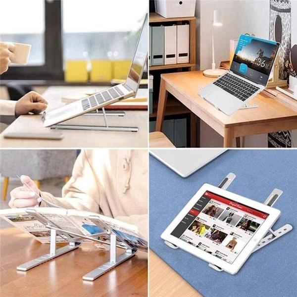 Justerbart ergonomiskt laptop-/notebookstativ Universal