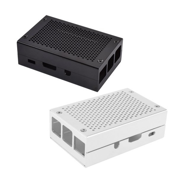 Alumiiniseos kotelo Metalli kotelo Raspberry Pi 3 Model B Kotelo 2 B Musta