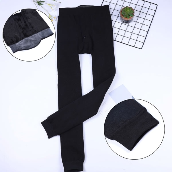 Merinoull Base Layer Bukser Herre Merino Ull Base Layer Botten Svart
