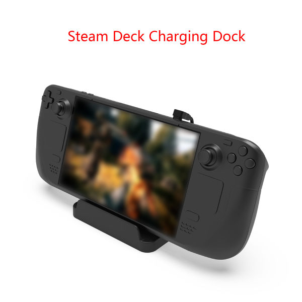 Steam Deck -teline, lataustelakka, pelikonsoli, liukumaton teline, pieni koko, kevyt pelikonsoliteline