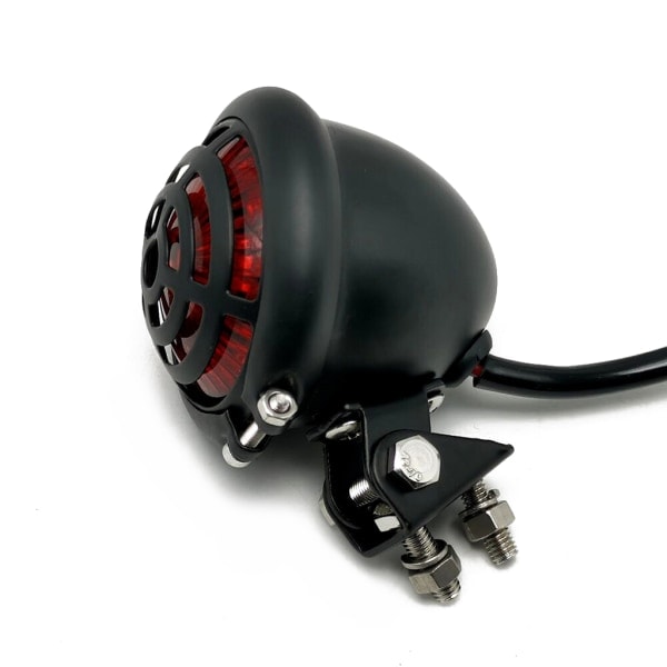 Vandtæt 12V Universal Motorcykel Blinklys Baglygte Motorcykel Baglygte Baglygte Nummerplade LED Baglygte Sort