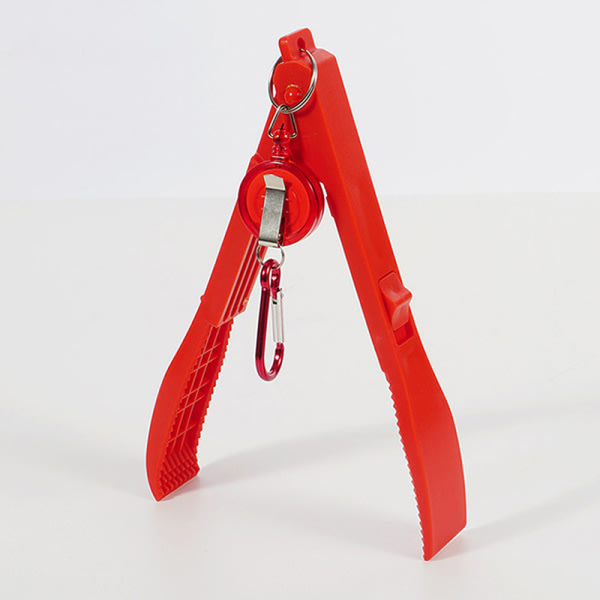 Fiske Kropp Grepp Klämma Gripper Grabber Lås Switch Avtryckare Röd