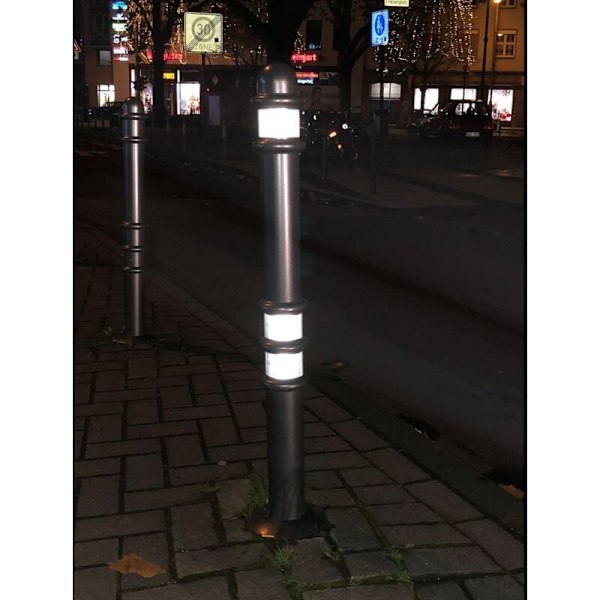 Korkealaatuinen 3 metrin heijastinnauha, kiinnitettävä ja leikattava - Säänkestävä heijastinnauha - Varoitusnauha, heijastava ja itseliimautuva - Turvallisuus merkintään
