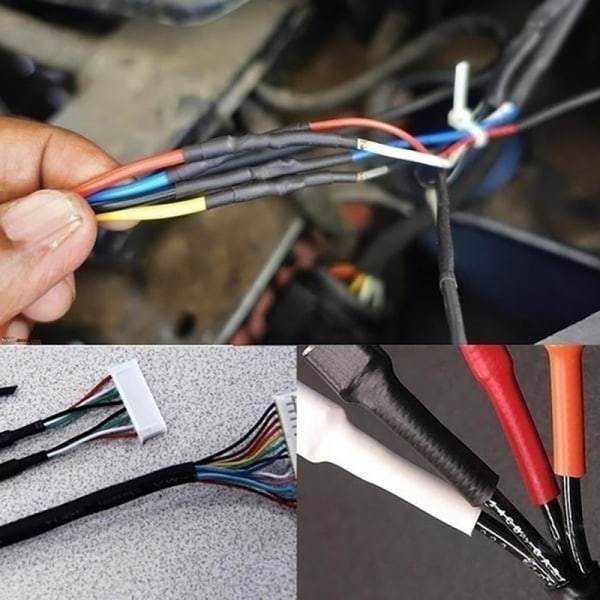 Opgraderet 164/328/656/984 stk Krympeflexisolering Shrin Multicolor 656PCS Multicolor 656PCS