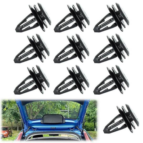 10 stk/sett Bil bakre deksel Pakkehylle snor ledningsklemmer Holdere Autobyte Tilbehør for Mg Zs Mg3