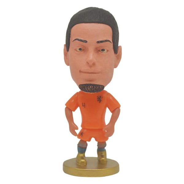 Fotbollsstjärna Figur Mini Fotbollsspelare Bil Ornament Collectio 16 16 16 16