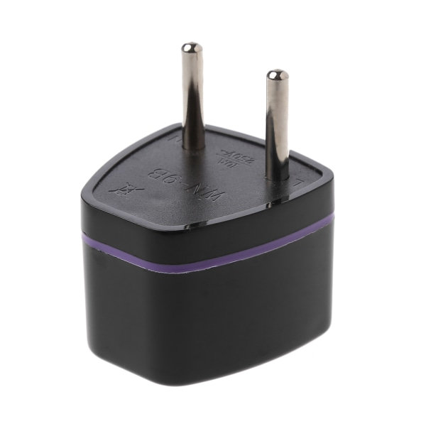EU USA AU Strömadapter 2P Adapter Europiskt Uttag till AC-kontakt Strömadapter Uttag UK 2-polig AC-strömomvandlare