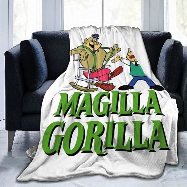 Magilla Gorilla Ultramyk Mikrofiberteppe Hjemmedekor Lettvekt for Sofa -q277 50x40in 125x100cm