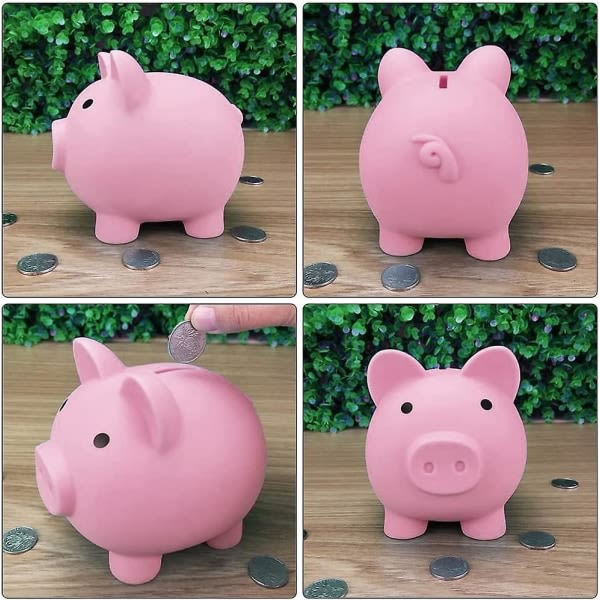 Plast Pig Money Bank. Söt spargris