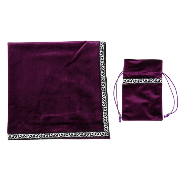 Tarot-korttipussi juhlapöytäliina lautapeli pöytäliina divinat Sininen OneSize Blue OneSize