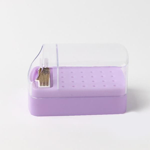 30 håls spikborrhållare för akrylspikborr Sto Lila en one size Purple one size