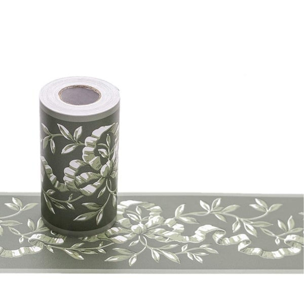 CDQ Tapetkant Peel Stick Hjem, 4 tommer x 32,8 fod (Grøn)