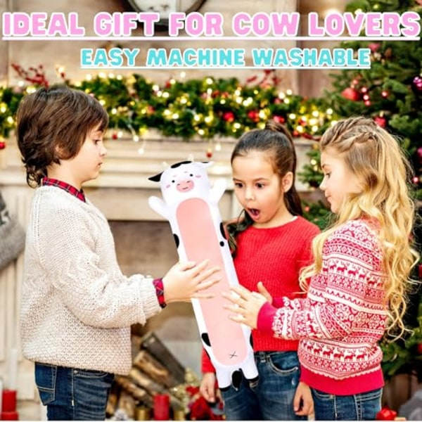 Stor plys bamse kropspude Plys 19,6 tommer, sød kæmpepude, bløde store bamser Kawaii ting Gave til børn og voksne Pink 50CM