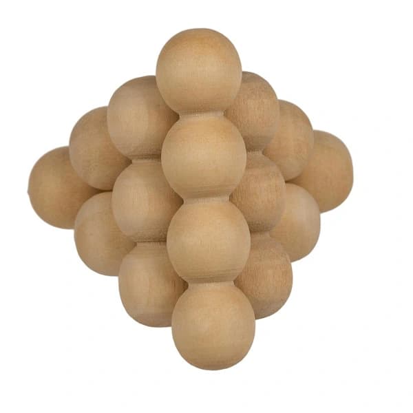 2-pakkaus - Puupalapeli - Palapeli - Aivopeli / Aivojumppa Beige Beige
