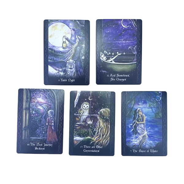 Yksinäinen noita Oraakkelikortti Tarot Ennustus Divination Deck Flerfärgad en one size