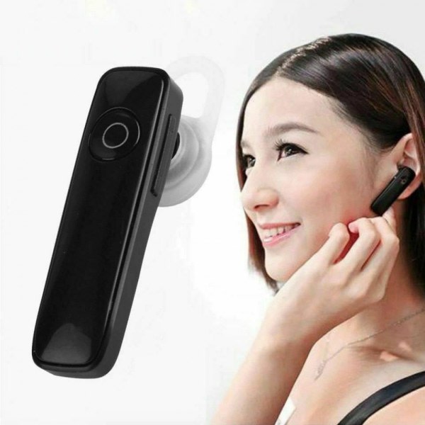 Bluetooth 4.1 Headset Trådlösa in-ear stereohörlurar Handfree Earphone Earbud Black Black