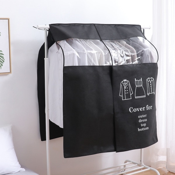 Svart Dammskydd Cover Andas 90 X 110 Cm Med