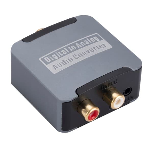 Analog til Digital Lydkonverter Sett USB Lading SPDIF Koaksial Konverter Adapter Vertsett