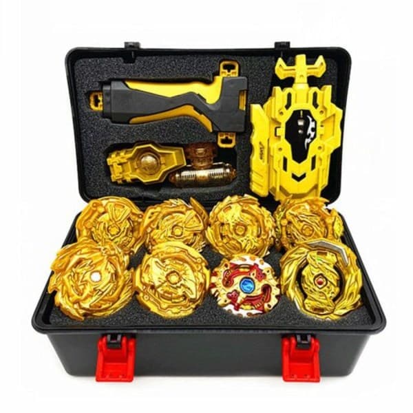 8 stk Beyblade Sæt med Launcher Børneboks Gave Sæt GT01