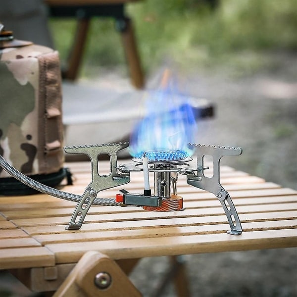 Campingspis Bärbar Campingspis Backpackingspis Rostfritt Stål Bärbar Gasspis För Camp