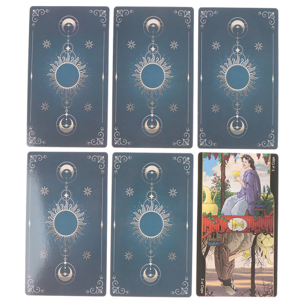 Tarot af visioner Tarot Prophecy Divination Deck Familiefest Bo Multicolor one size Multicolor one size