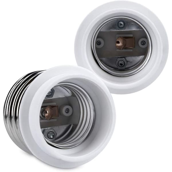 10x Sockeladapter - 10x E40 till E27 Sockelkonverterare - E27 Bas Lamphållaradapter för LED Halogenlampa