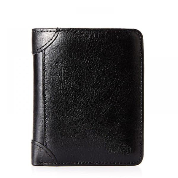 Small Wallet Men, RFID Blocking Cards, Leather Wallet