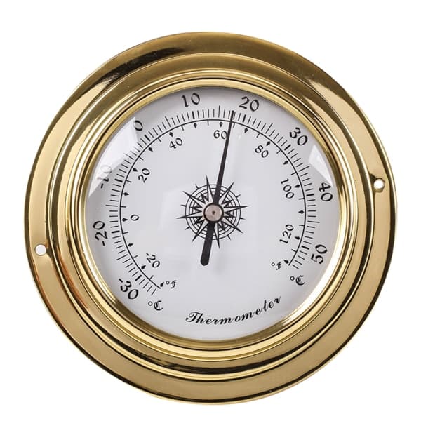 Temperatur- og Luftfugtighedsmåler Barometer Termometer Hygrometer Ur til Tide Clo null - 2