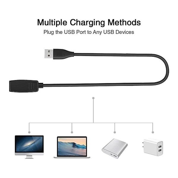 Smartklocka USB-laddningskabel för Garmin Forerunner 735xt 235 230 630 Approach S20