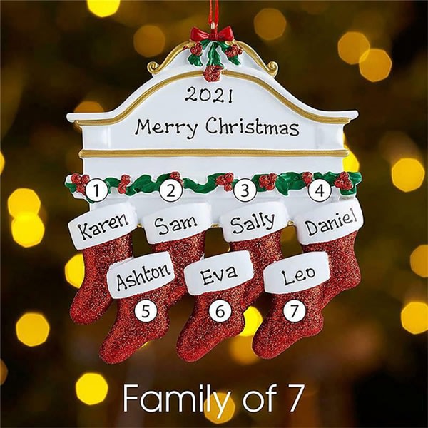 Julhänge DIY Personlig Familj Juldekorationer För A3 one size A3 one size