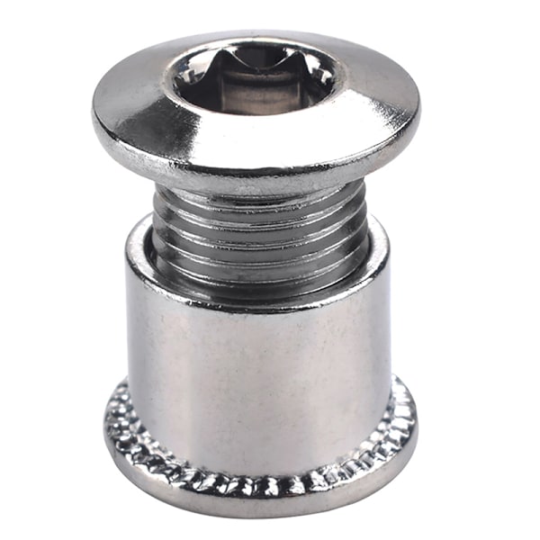 5 Stk. Kæde Hjul Fix Disc Bolt Møtrik Kædering Landevejscykel Dele Sort Black C