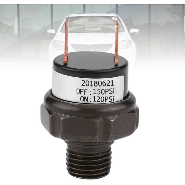 Universal 12V Bil Auto Luftkompressor Bryter Lufttrykk Kontroll Bryter (120-150PSI)