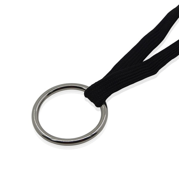 Sormus ja silmukka taikatemppu Magia Hoop Rope Escape Magie Mentali Musta onesize Black onesize
