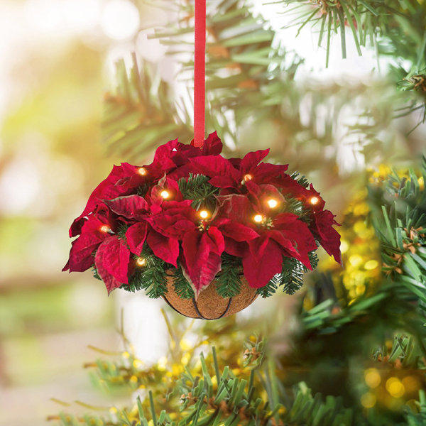 Trä jul blomma korg formad dekoration Xmas Tree Pend A4 onesize A4 onesize