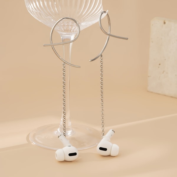 Hodetelefoner Ørekroker Remholder Kjede Egnet for AirPods