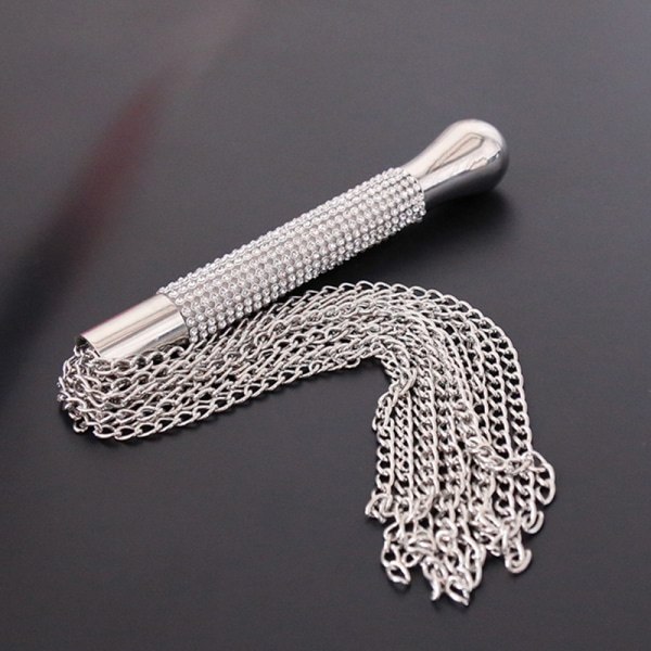 Metallseosketju-Tofs Lyhyt Ratsastusvitsa Crop Crys
