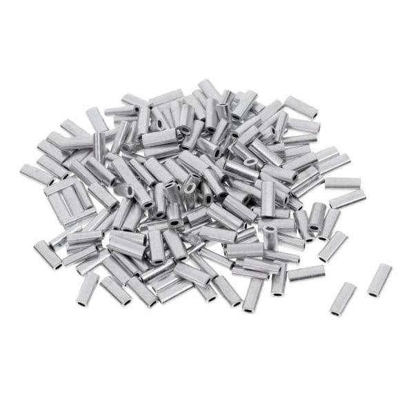 1/2/3 200 stk aluminiumlegering fiskesnøre Crimp Wire Leader 1Set
