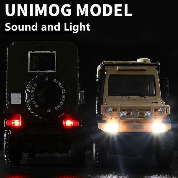 1/32 Rv Alloy Simulointi Maastoauto Lasten Leikkikalut - Vihreä