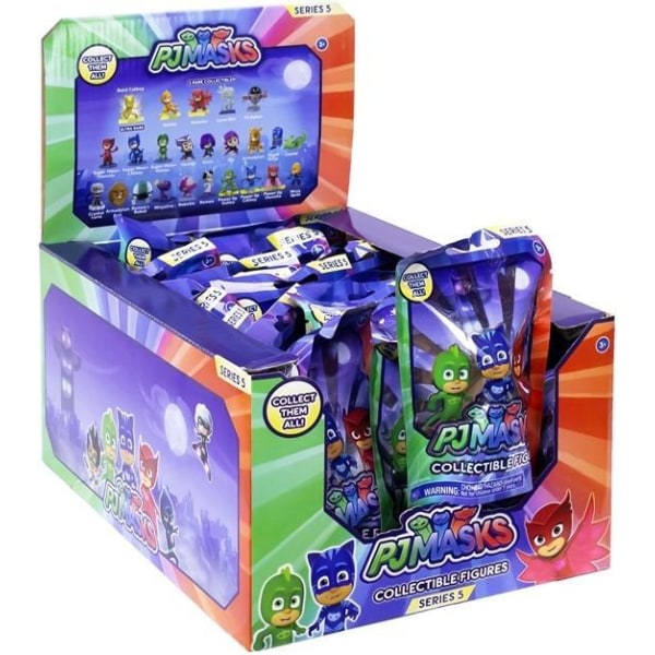 6-pack PJ Masks Pyjamashjältarna Figurer Blind Bag Serie 5 flerfärgad