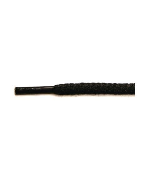 Skosnöre - Rund, grov Ø3,5-4mm Svart 65 cm