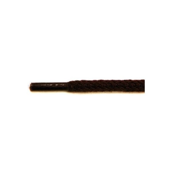 Skosnöre - Rund, grov Ø3,5-4mm Mörkbrun 100 cm