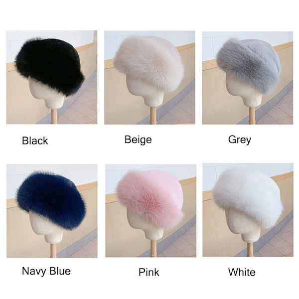 Fuskepelshat Russisk Hat SORT Black