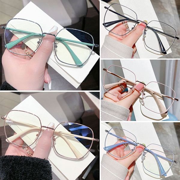 Anti-Blue Light Glasses Neliömäiset silmälasit SININEN Blue