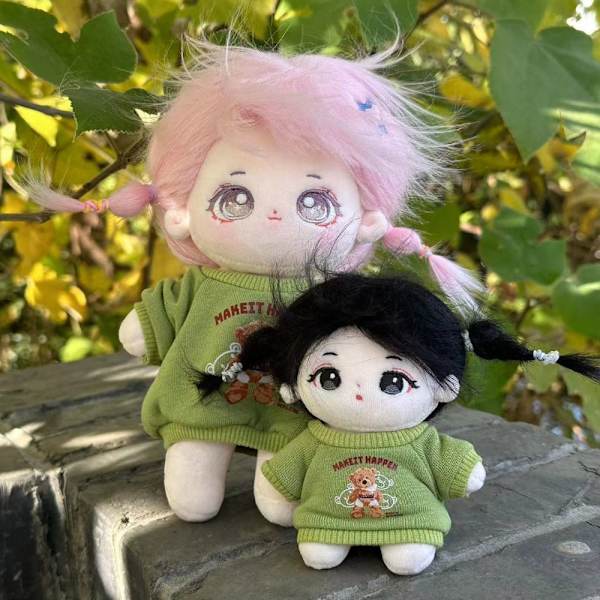 Dukke Hættetrøjer Sweatshirt Outfits PINK 10CM Pink 10cm