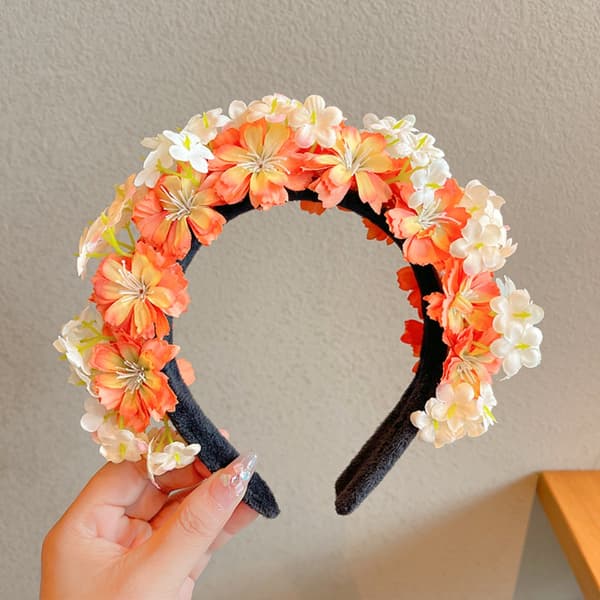 Kunstig Blomst Hodeplagg Silke Blomsterhårnål C C C