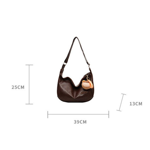 Skuldertaske Crossbody Taske KAFFE coffee