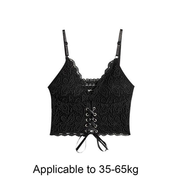 Naisten pitsiset crop topit 2 2 2
