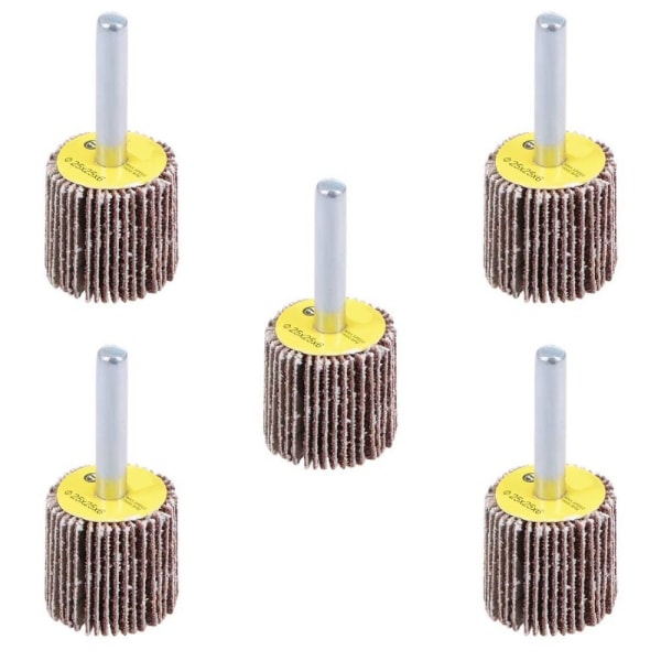 5 ST Klapphjul Skaftmonterat slipande Sliphjul 5PCS40mm